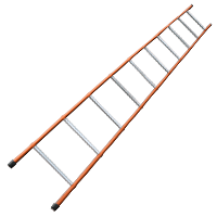 Epoxy Coated Steel Ladder